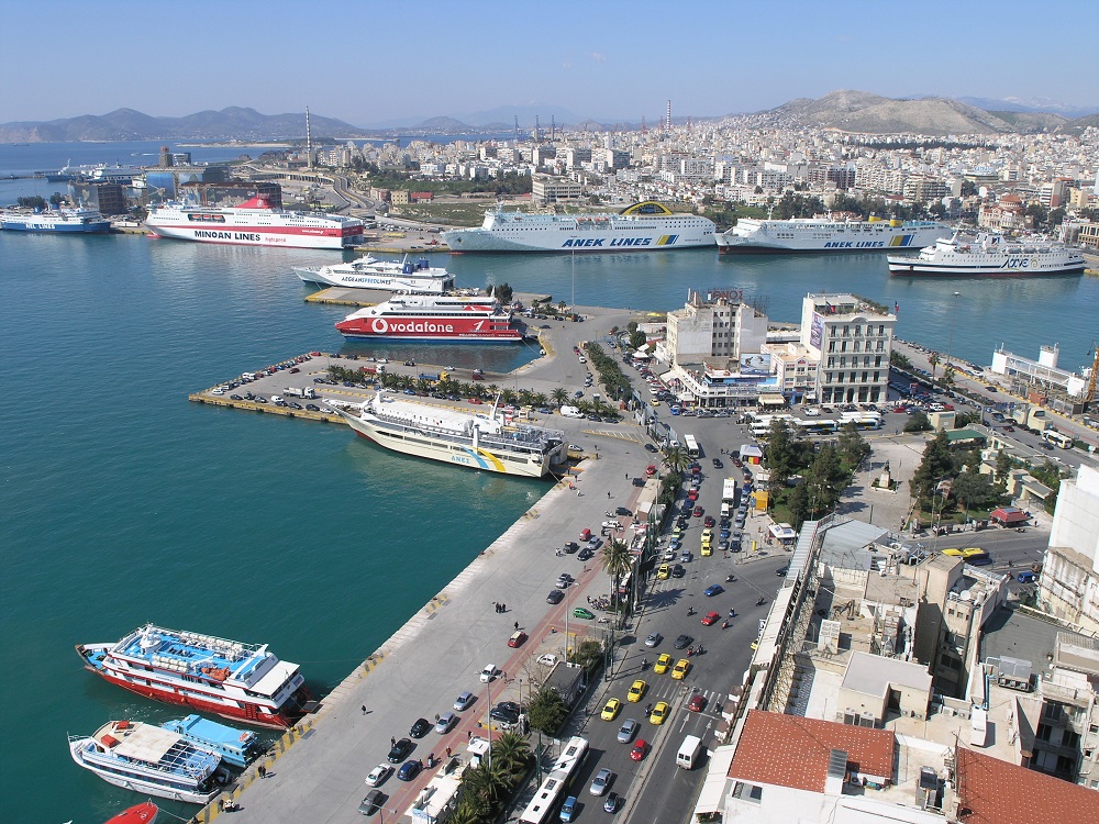 The Piraeus port in Greece